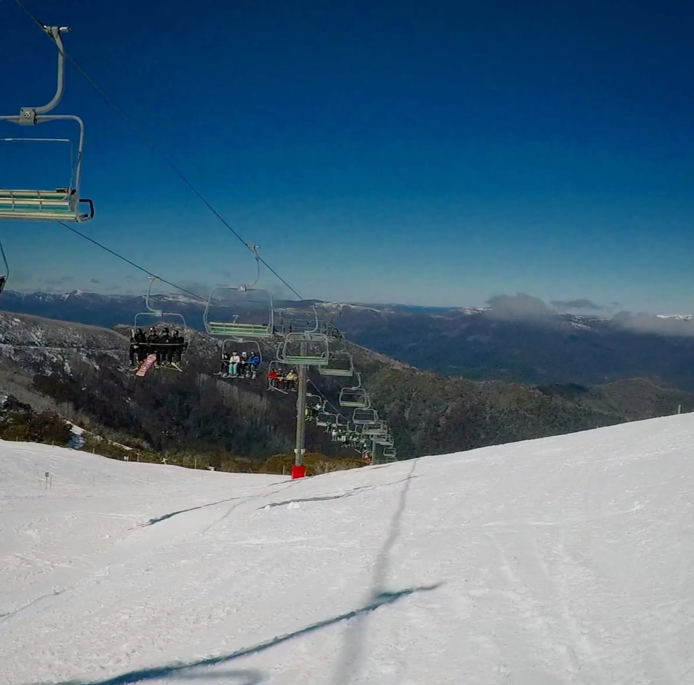actual skiing technique